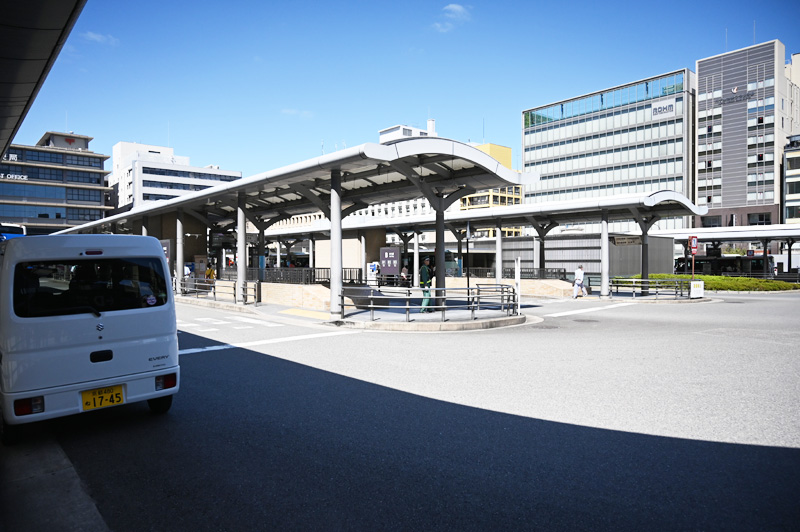 京都駅のバス乗り場