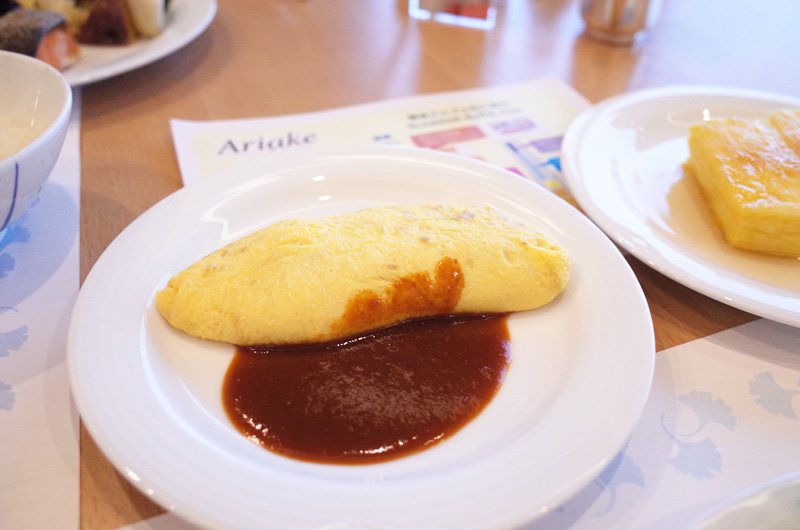 ホテルオークラ神戸の朝食　オムレツ