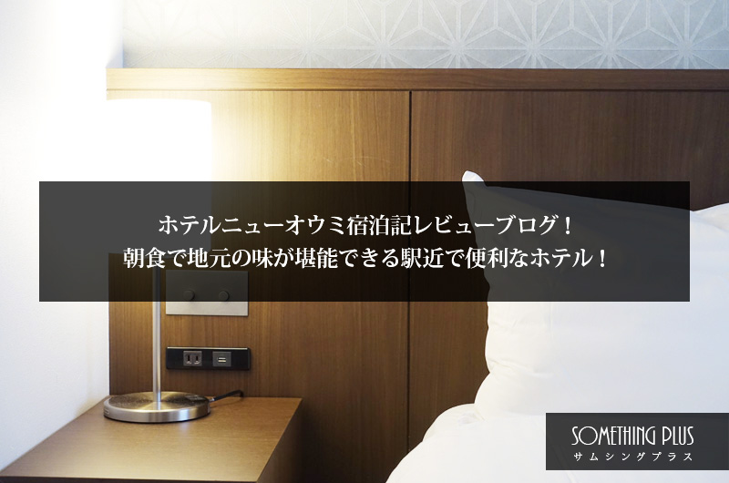 ホテルニューオウミ宿泊記レビューブログ！朝食で地元の味が堪能できる駅近で便利なホテル！