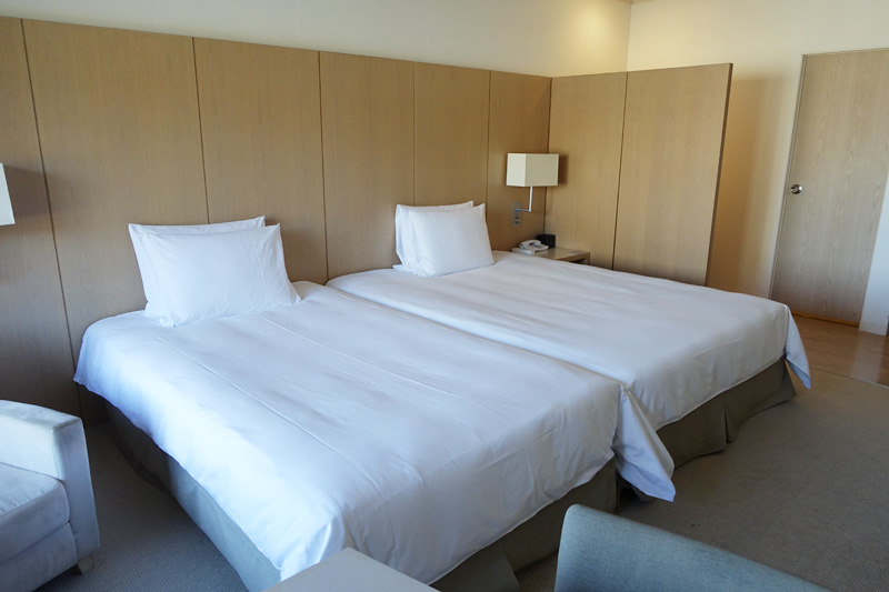 ANAクラウンプラザホテル神戸のクラブフロア客室|クラブスーペリアツイン全体の様子