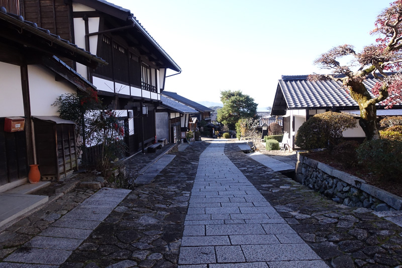 中山道・馬籠宿の町並み
