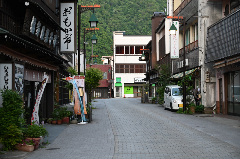 宇奈月温泉の街並み